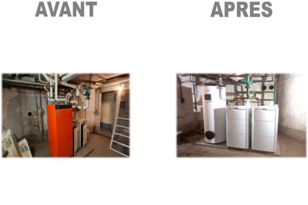 Nouvelle chaufferie à Uccle den doorn